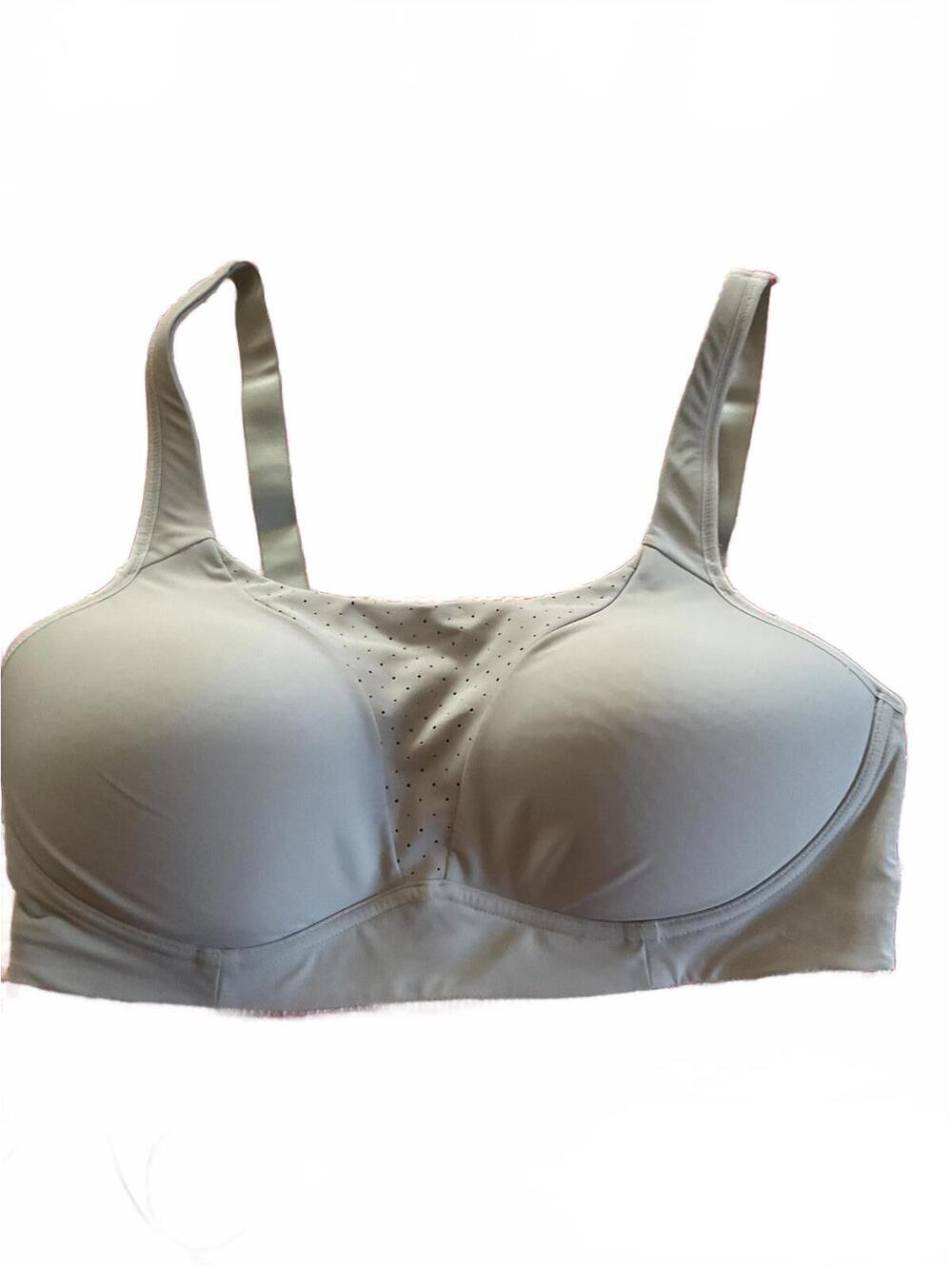 Lululemon Sports Bra Womens 36DD LGreen Adjustable Strap Back Closure Athletic